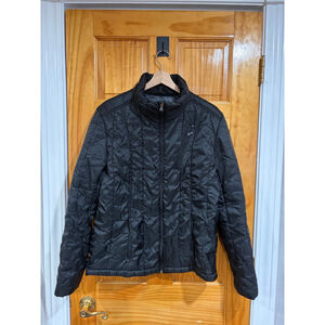 Ralph Lauren Golf Quilted Puffer Jacket Black Full Zip Insulated XL